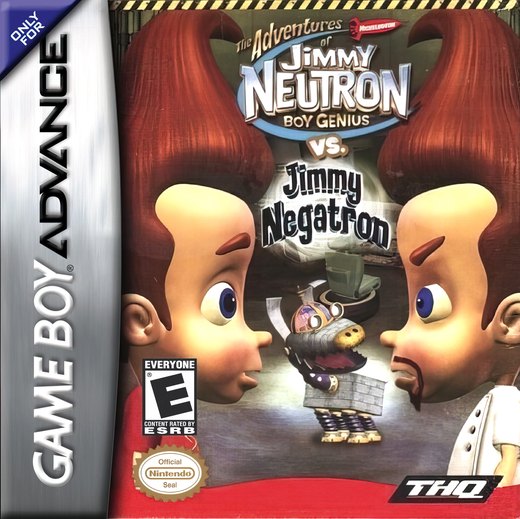 The Adventures of Jimmy Neutron Boy Genius vs. Jimmy Negatron box art