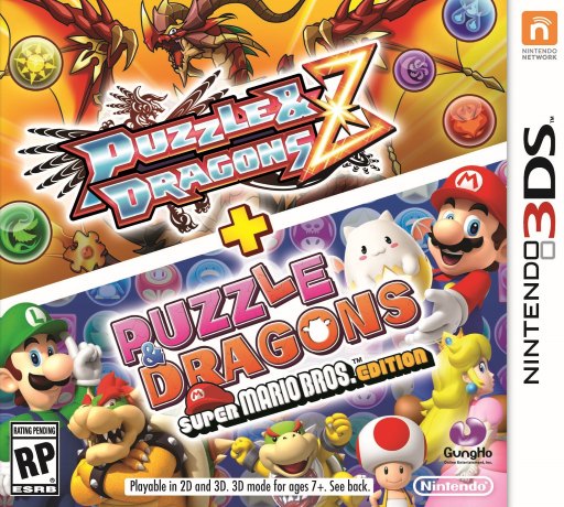 Puzzle _ Dragons Z + Puzzle _ Dragons Super Mario Bros. Edition box art
