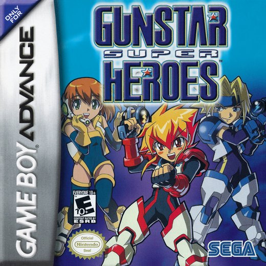 Gunstar Super Heroes box art