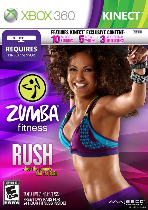 Zumba Fitness Rush box art