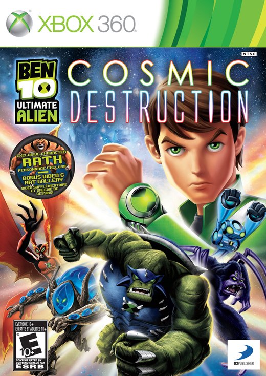 Ben 10: Ultimate Alien Cosmic Destruction box art