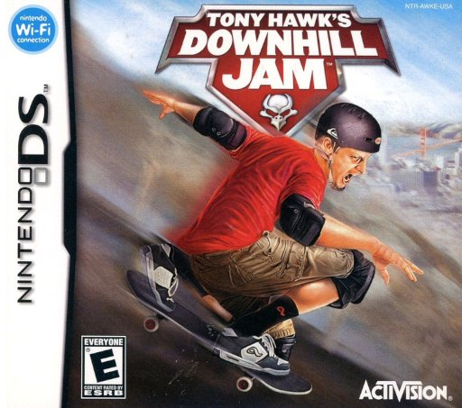 Tony Hawk's Downhill Jam box art