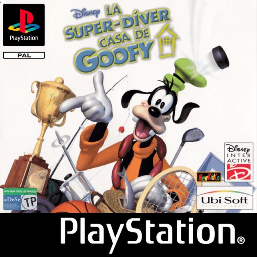 Disney La Super-Diver Casa de Goofy box art