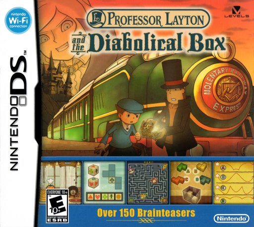 Professor Layton and the Diabolical Box box art
