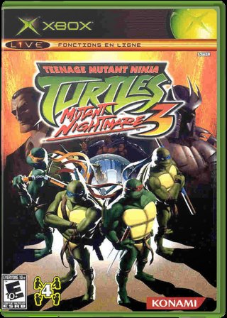Teenage Mutant Ninja Turtles 3: Mutant Nightmare box art