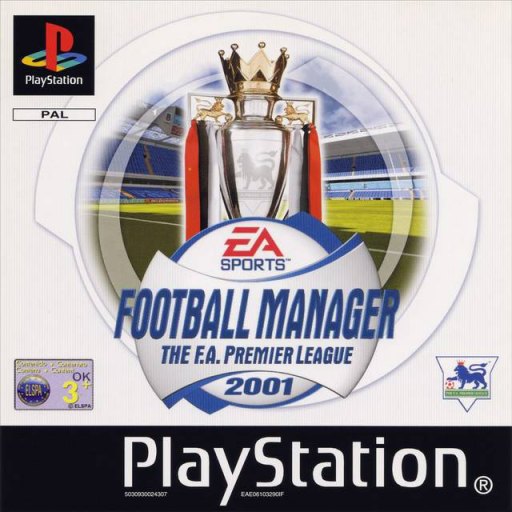 The F.A. Premier League Football Manager 2001 box art