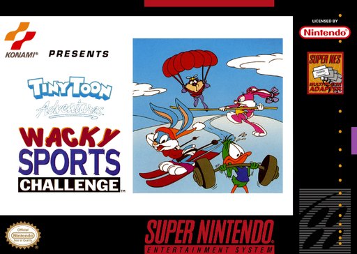 Tiny Toon Adventures: Wacky Sports Challenge box art