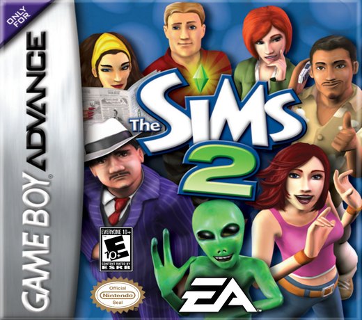 The Sims 2 box art
