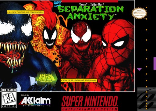 Venom: Spider-Man: Separation Anxiety box art