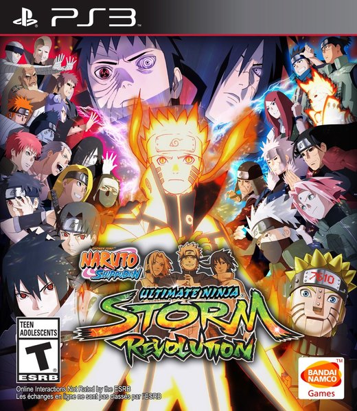 Naruto Shippuden: Ultimate Ninja Storm Revolution box art