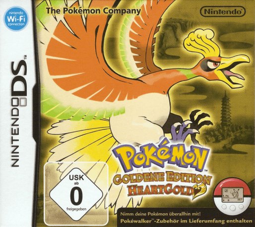 Pokemon: Goldene Edition HeartGold box art
