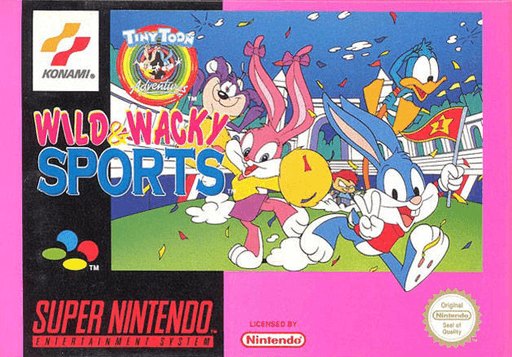 Tiny Toon Adventures: Wild _ Wacky Sports box art