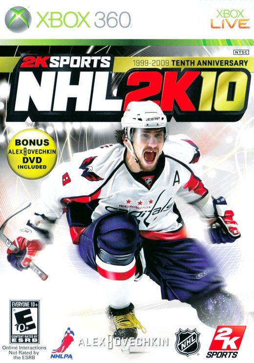 NHL 2K10 box art