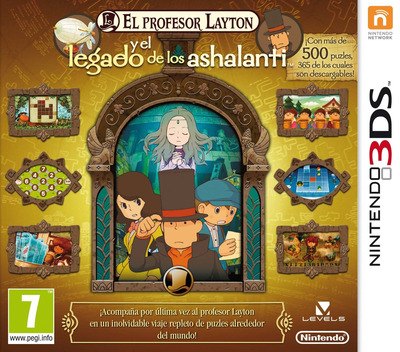 Profesor Layton y el Legado de los Ashalanti, El box art
