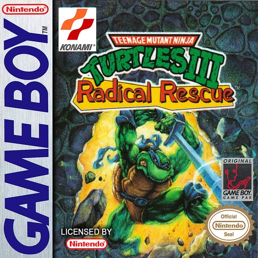 Teenage Mutant Ninja Turtles III: Radical Rescue box art