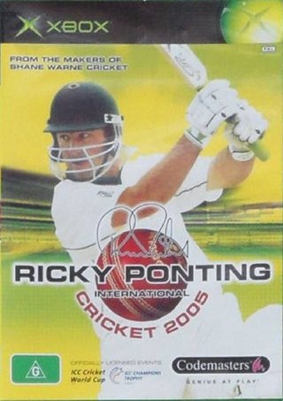 Ricky Ponting International Cricket 2005 box art
