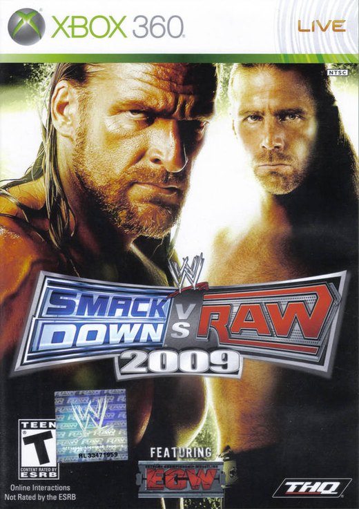 WWE SmackDown vs. Raw 2009 box art
