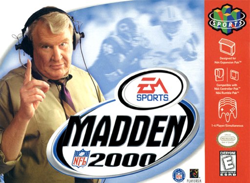 Madden NFL 2000 box art