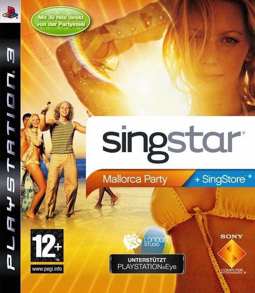 SingStar Mallorca Party box art