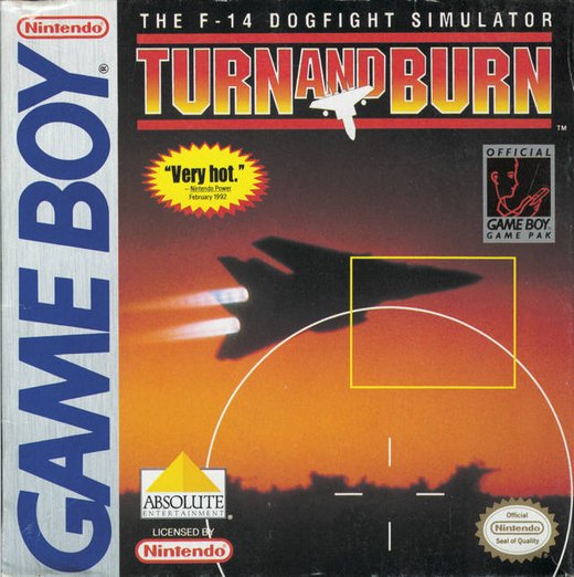 Turn and Burn: The F-14 Dogfight Simulator box art