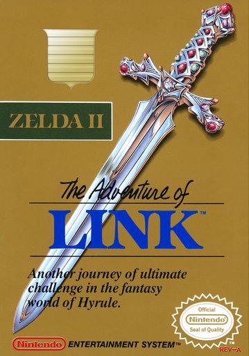 Zelda II: The Adventure of Link box art