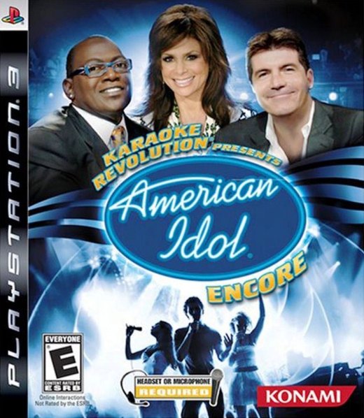 Karaoke Revolution Presents: American Idol Encore box art