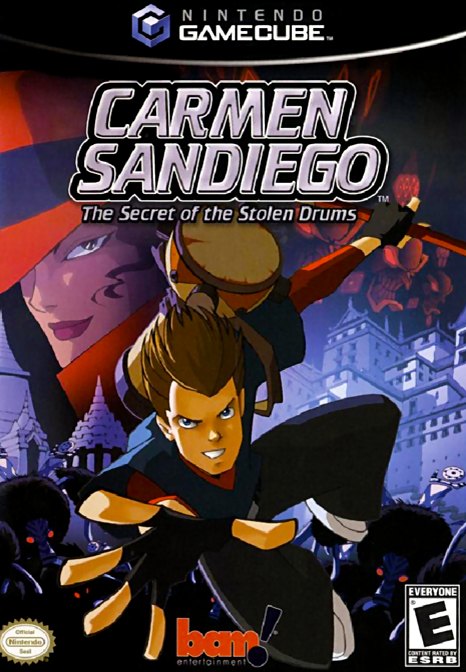 Carmen Sandiego: The Secret of the Stolen Drums box art