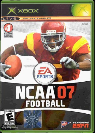 NCAA Football 07 box art