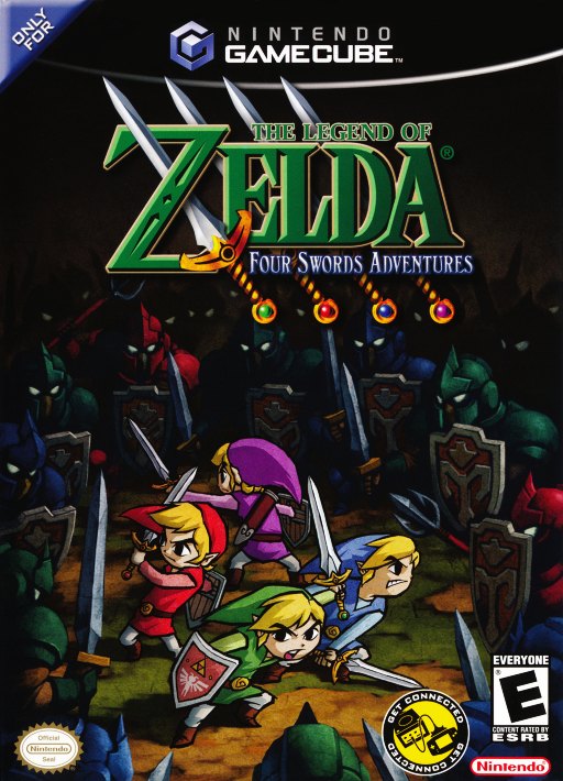The Legend of Zelda: Four Swords Adventures box art