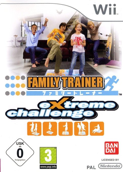 Family Trainer: Extreme Challenge box art