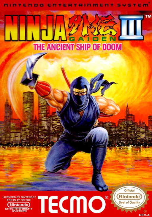 Ninja Gaiden III: The Ancient Ship of Doom box art