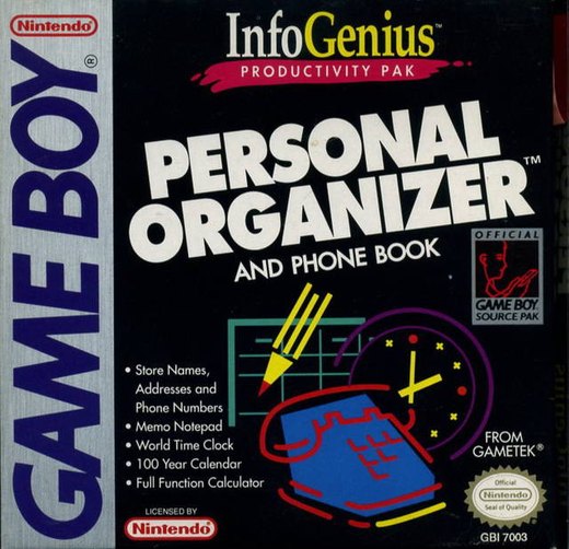 InfoGenius Productivity Pak: Personal Organizer and Phone Book box art