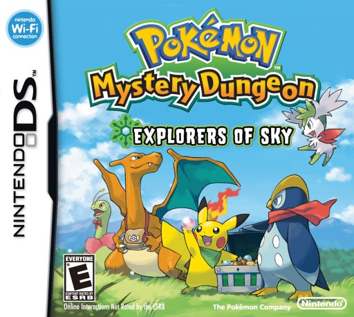 Pokemon Mystery Dungeon: Explorers of Sky box art