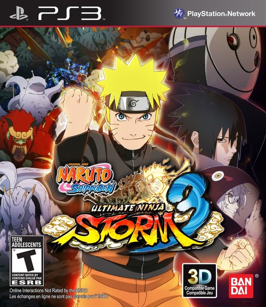 Naruto Shippuden: Ultimate Ninja Storm 3 box art