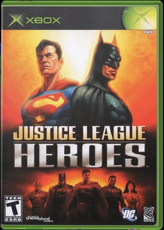 Justice League Heroes box art