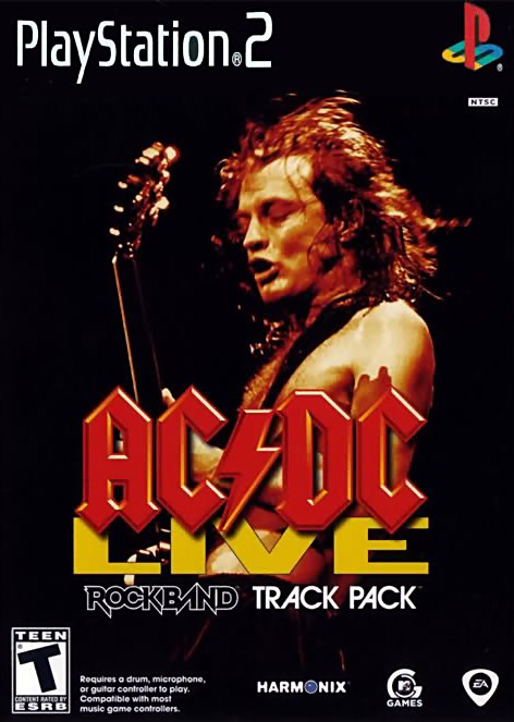 AC-DC Live: Rock Band Track Pack box art
