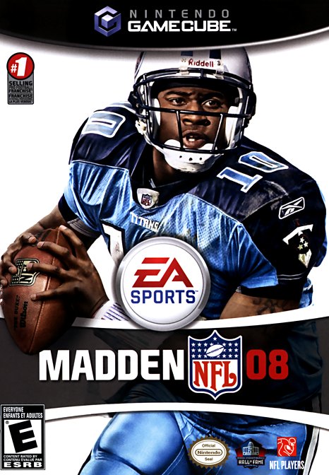 Madden NFL 08 box art