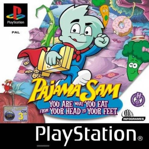 Pyjama Sam: Suessigkeiten kriegen Saures box art
