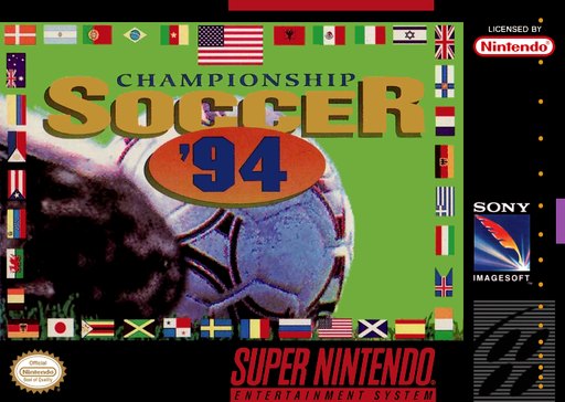 Championship Soccer '94 box art