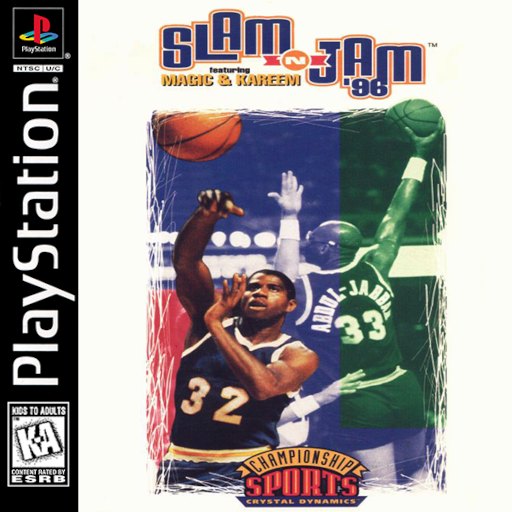 Slam 'n Jam '96 featuring Magic _ Kareem box art