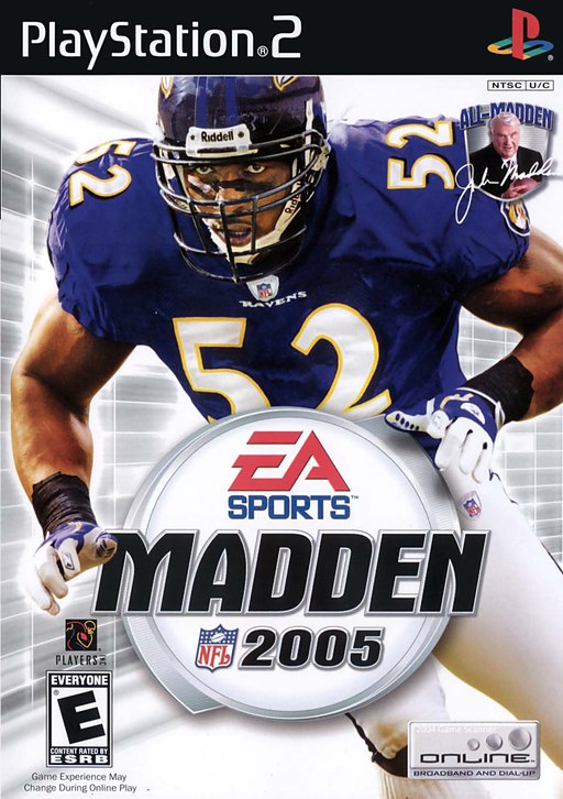 Madden NFL 2005 box art