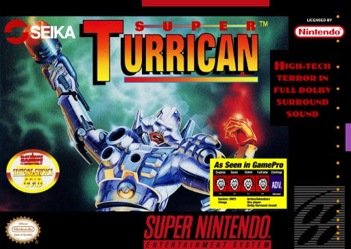 Super Turrican box art