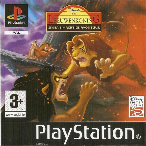 Disney's De Leeuwenkoning: Simba's Machtige Avontuur box art