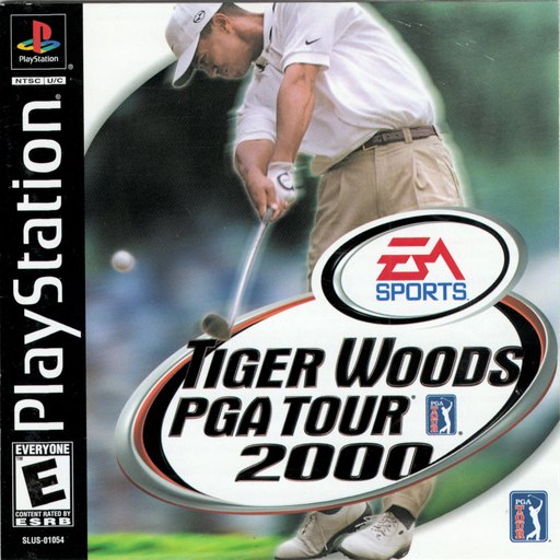 Tiger Woods PGA Tour 2000 box art