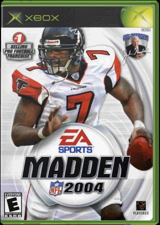 Madden NFL 2004 box art