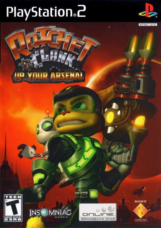 Ratchet _ Clank: Up Your Arsenal box art