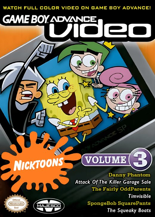 Game Boy Advance Video: Nicktoons Collection: Volume 3 box art