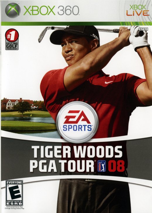 Tiger Woods PGA Tour 08 box art