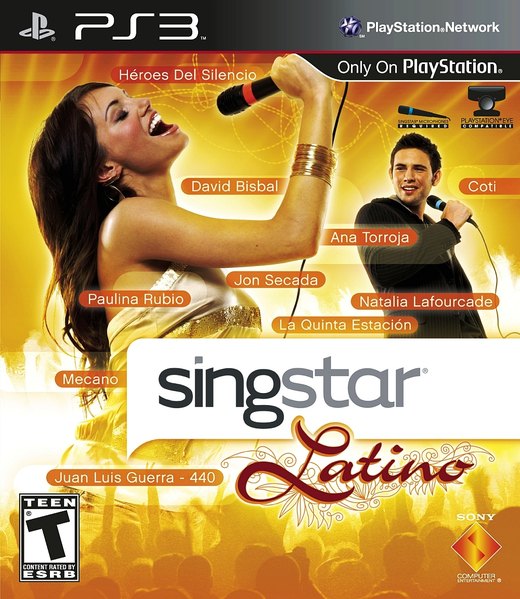 SingStar Latino box art