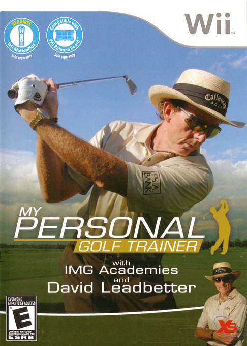 My Personal Golf Trainer with IMG Academies and David Leadbetter box art